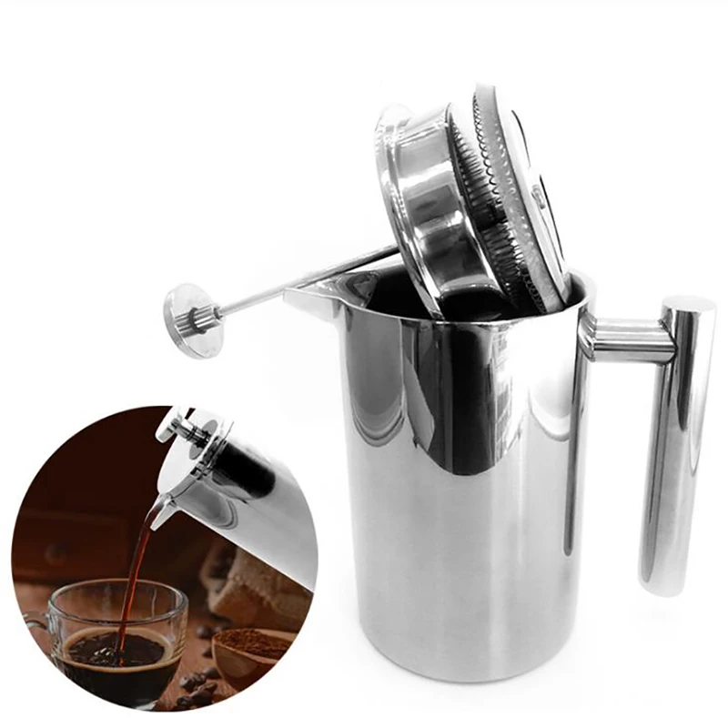 Coffee Tea Press - Pembuat Kopi French Press Berinsulasi Dinding