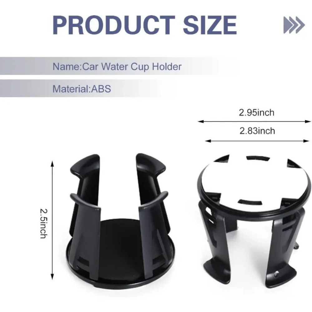 Coffee Tea Holders - 1pcs Tempat Cangkir Mobil Warna Hitam