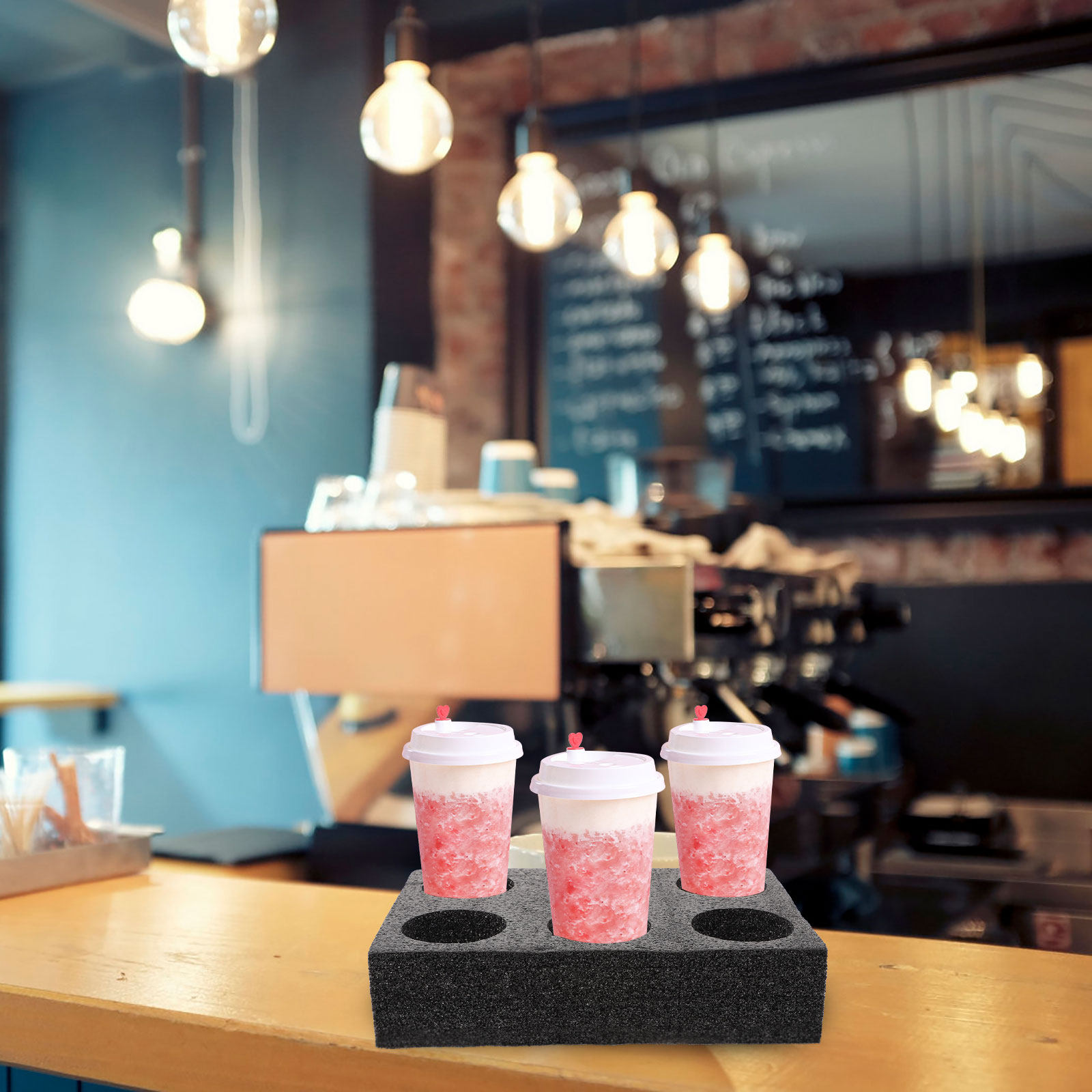 2 Buah Baki Pembawa Minuman Ra - Coffee Tea Holders ulasan dan harga