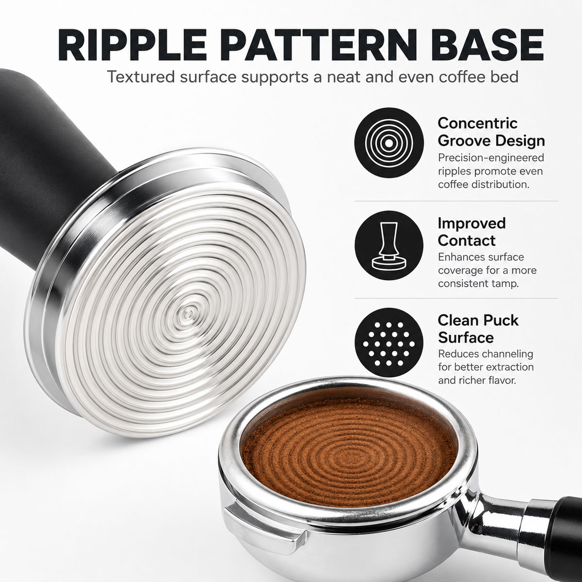 1 buah alat penekan kopi 51/53 - Coffee Tamper Leveler ulasan dan harga