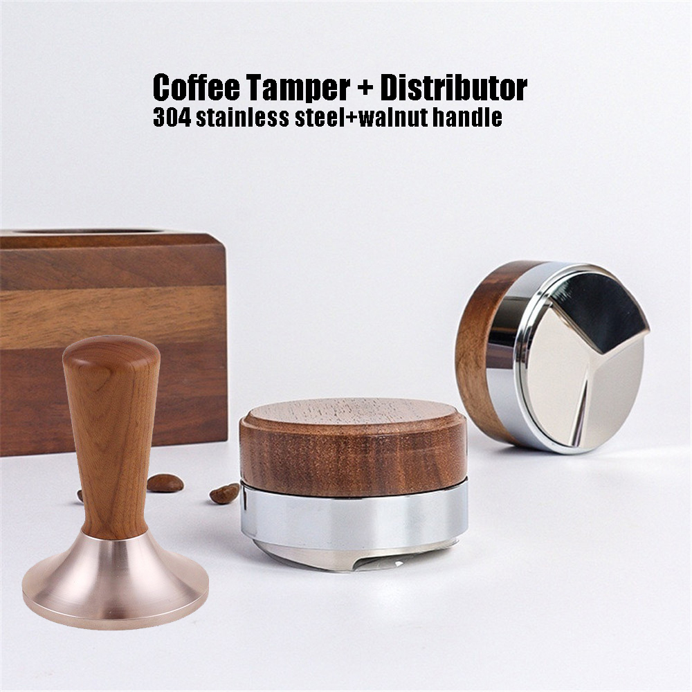 51 53 58.5mm alat perata kopi  - Coffee Tamper Leveler ulasan dan harga