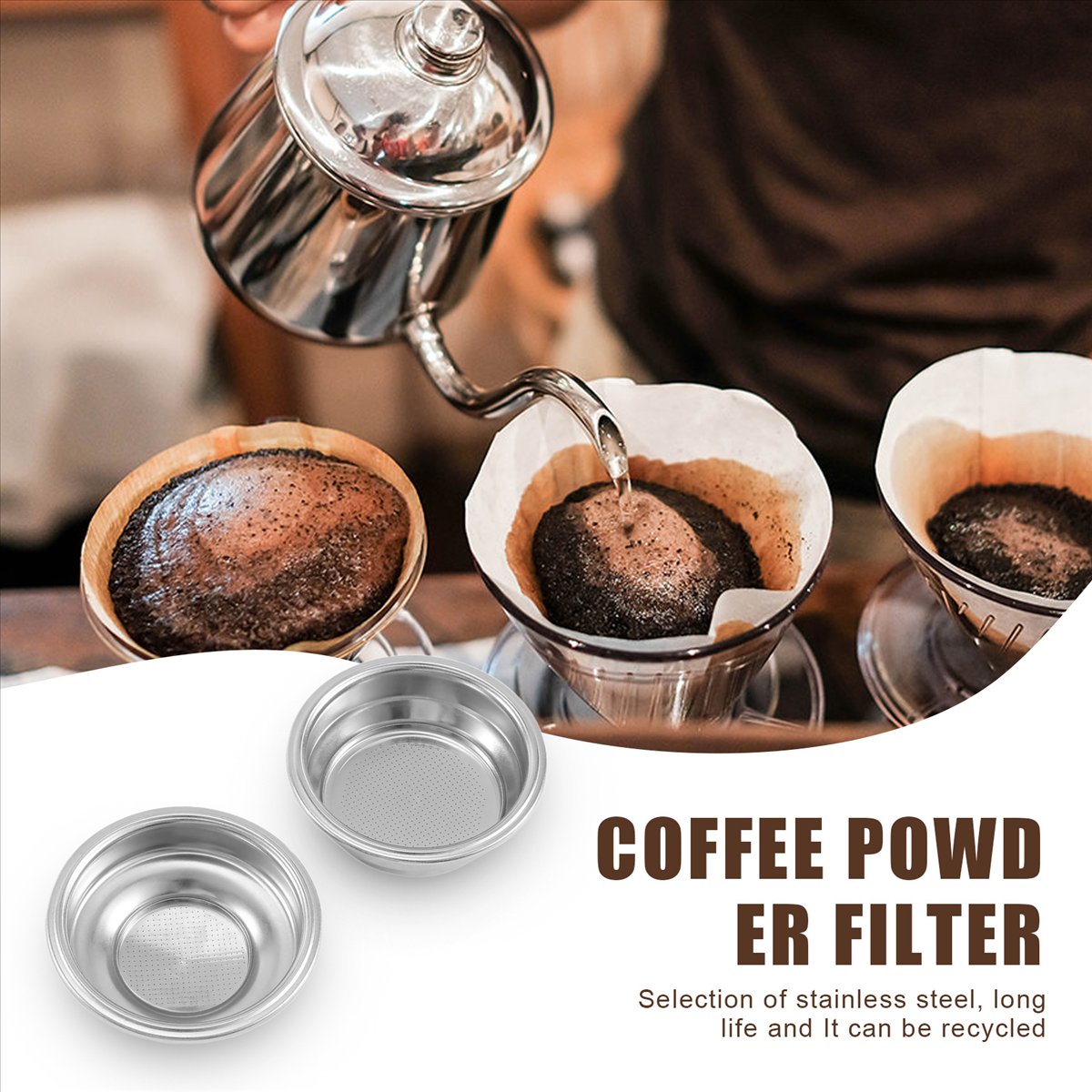 DT34 2 Buah Keranjang Filter K - Coffee Tea Espresso Machines ulasan dan harga
