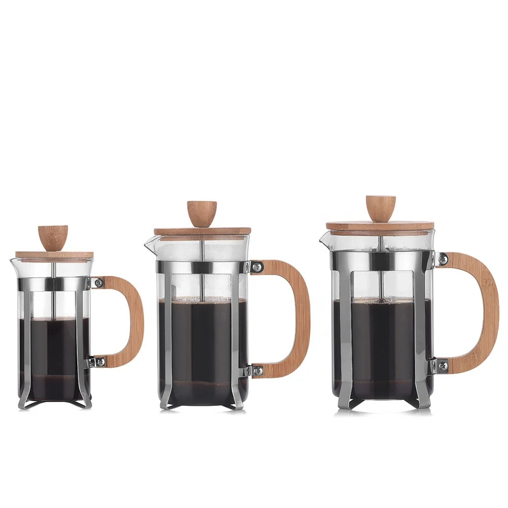 350/600ml Panci Tekan Stainles - Coffee Tea Press ulasan dan harga