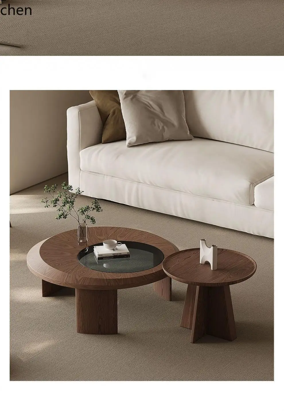 b11-7.2 Meja Teh Walnut Kombin - Tea & Coffee Kent ulasan dan harga