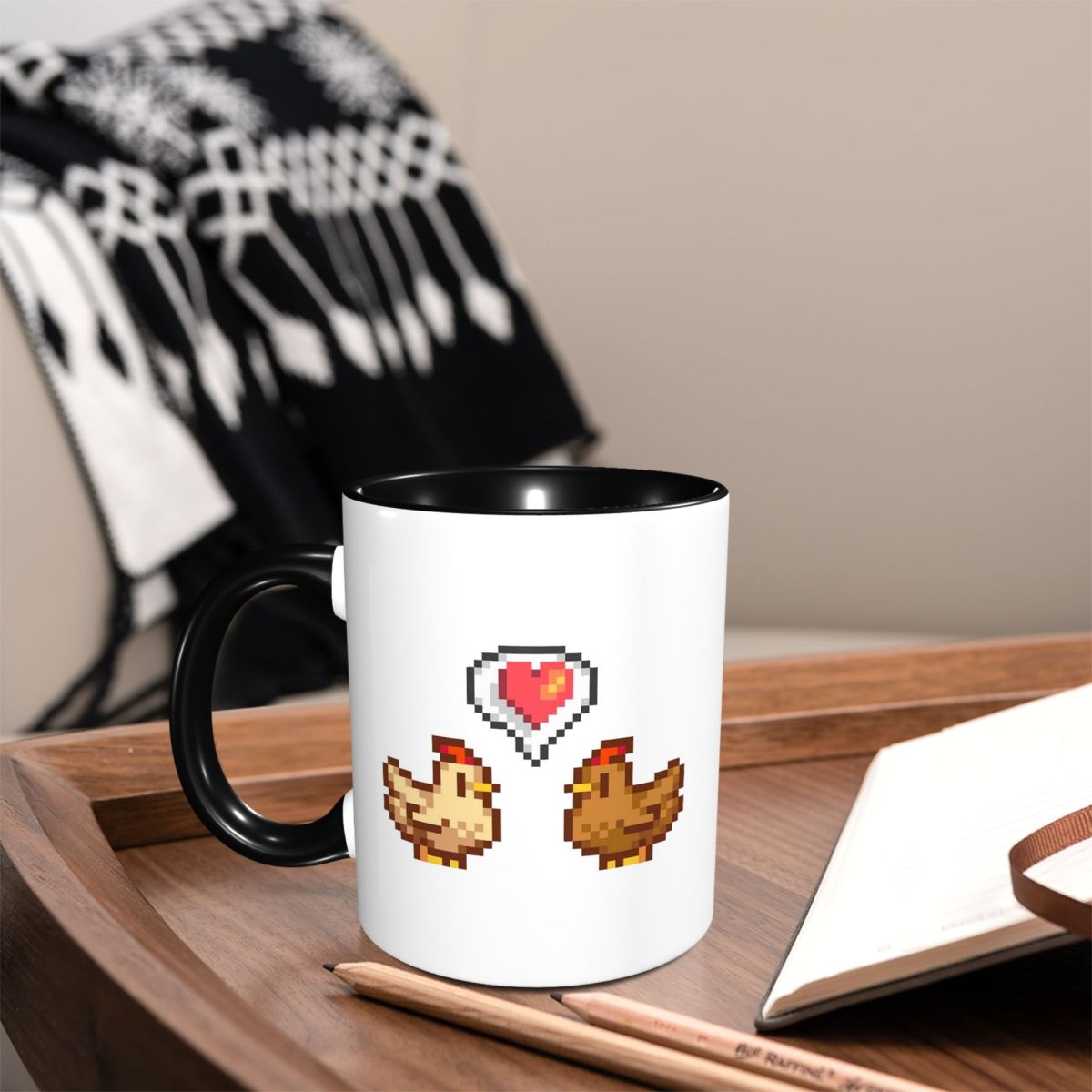 Stardew Valley Chicken Lov Mug - Valley Tea And Coffee ulasan dan harga