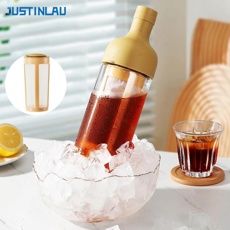 JUSTINLAU 1L Pitcher Kopi Cold - Tea And Coffee Kettle ulasan dan harga