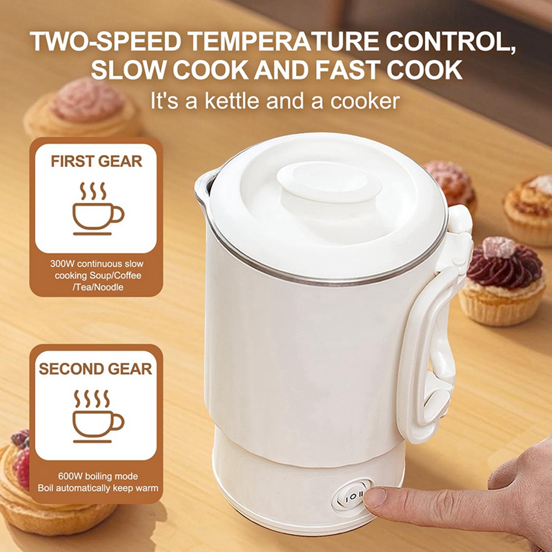 Ketel Listrik Lipat untuk Perj - Tea And Coffee Kettle ulasan dan harga