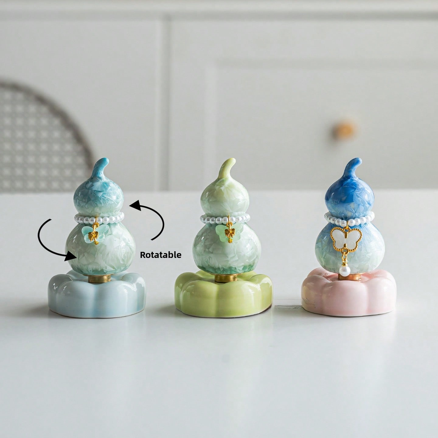 Ornamen Labu Berputar Jingdezh - Tea & Coffee Kent ulasan dan harga