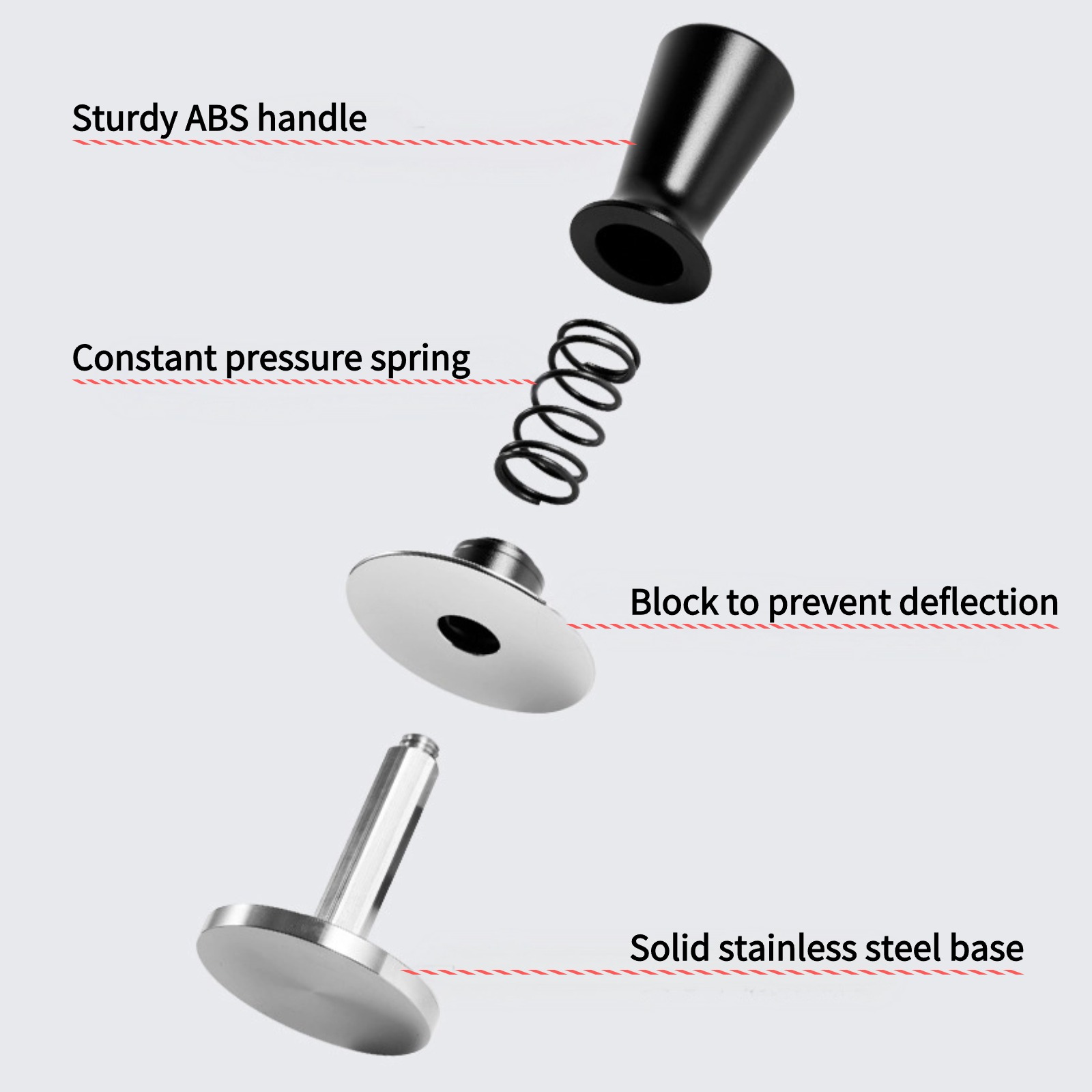 Tamper Espresso 58mm 53mm 51mm - Coffee Tamper Leveler ulasan dan harga