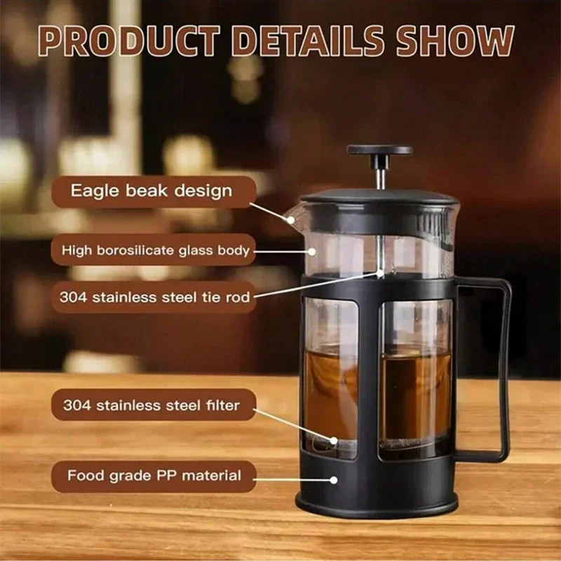 Teko Kopi French Press dengan  - Coffee Tea Press ulasan dan harga
