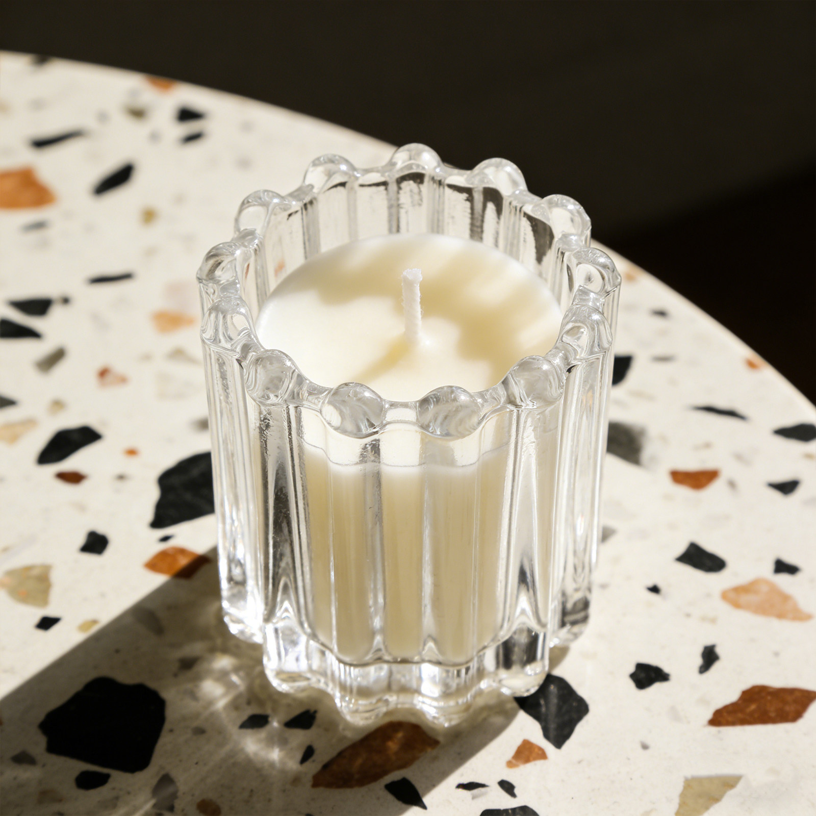 6 Buah Tempat Lilin Kaca Gaya  - Coffee Tea Holders ulasan dan harga