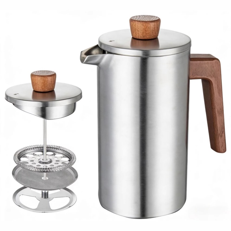 JUSTINLAU 1000ml Panci French  - Coffee Tea Press ulasan dan harga