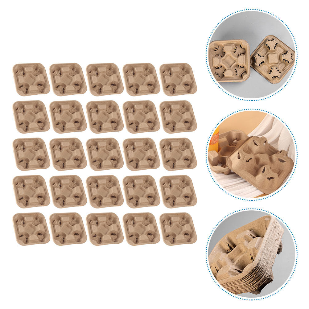 25Pcs Tempat Minuman Kertas Em - Coffee Tea Holders ulasan dan harga