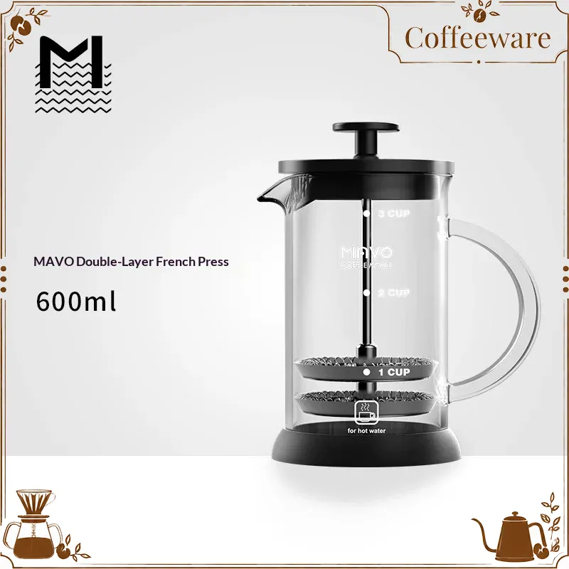 MAVO French Press Coffee Maker - Coffee Tea Press ulasan dan harga