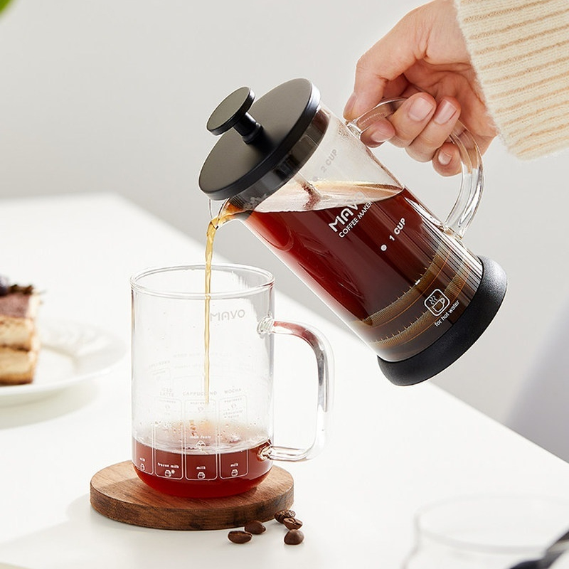 MAVO French Press Coffee Maker - Coffee Tea Press ulasan dan harga