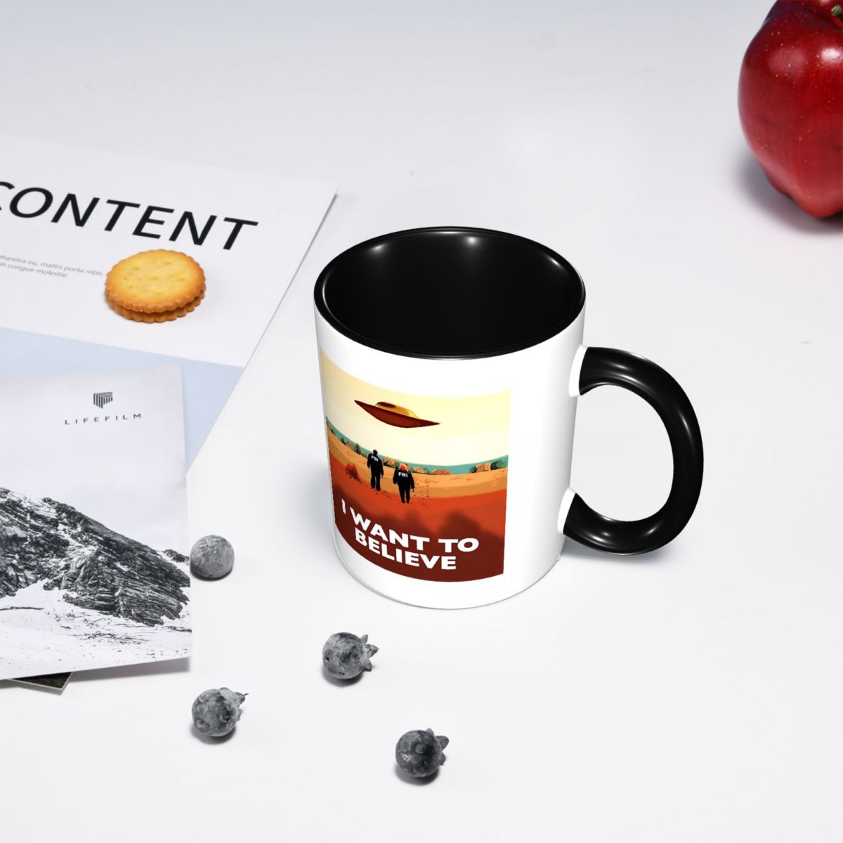 Mug Keramik Lucu The X Files I - Coffee X Tea ulasan dan harga