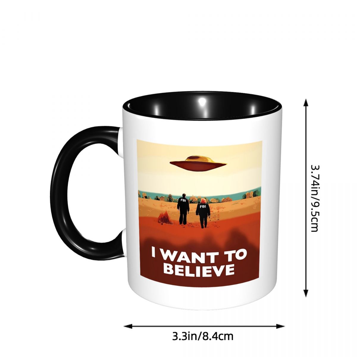 Mug Keramik Lucu The X Files I - Coffee X Tea ulasan dan harga