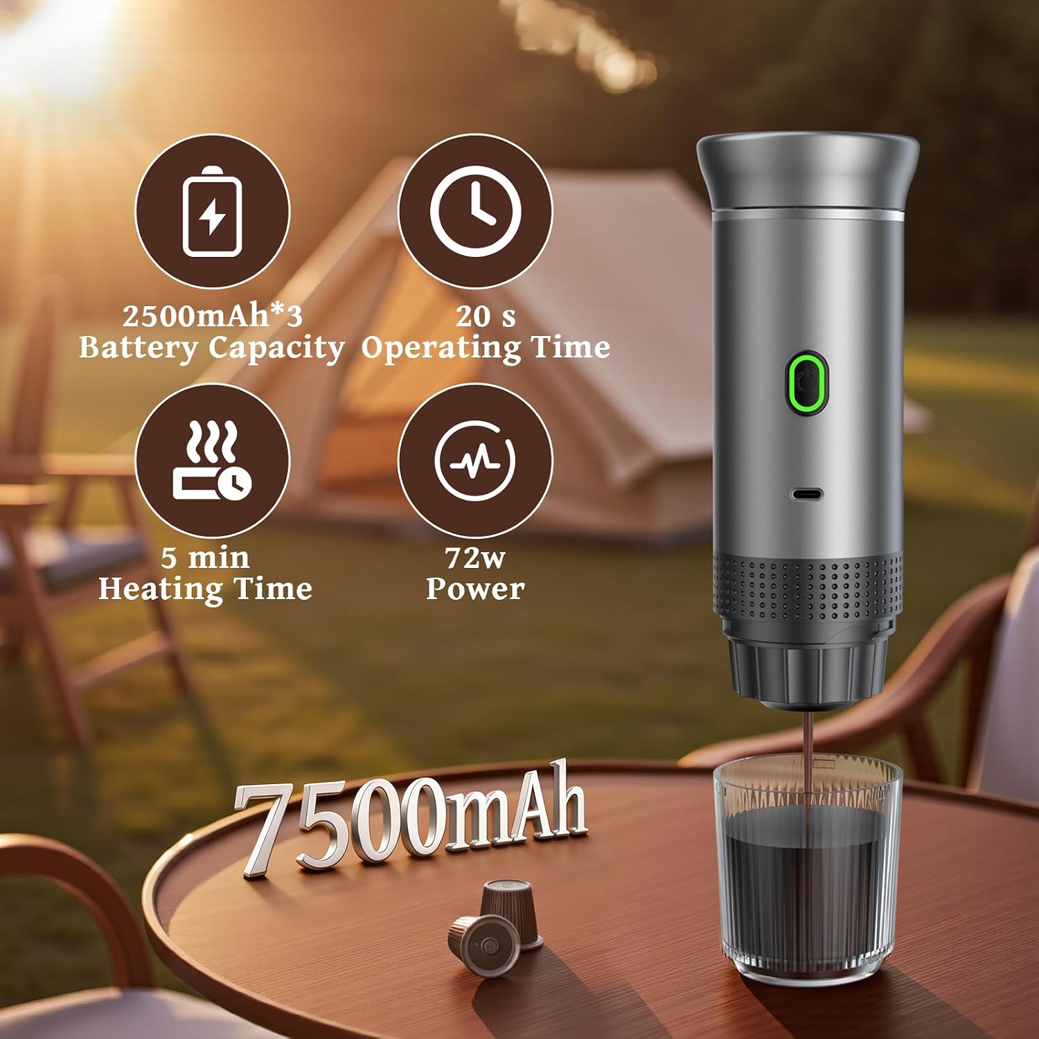 Mesin Espresso Portabel Terbar - Coffee Tea Espresso Machines ulasan dan harga