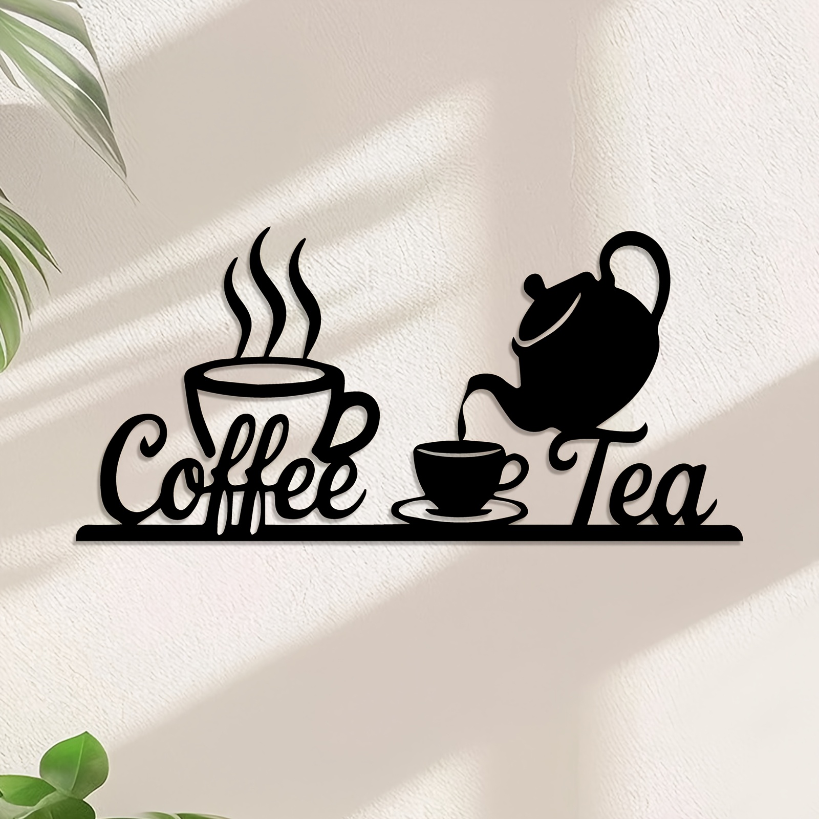 Papan Hias Dinding Logam Rusti - Coffee Tea Press ulasan dan harga