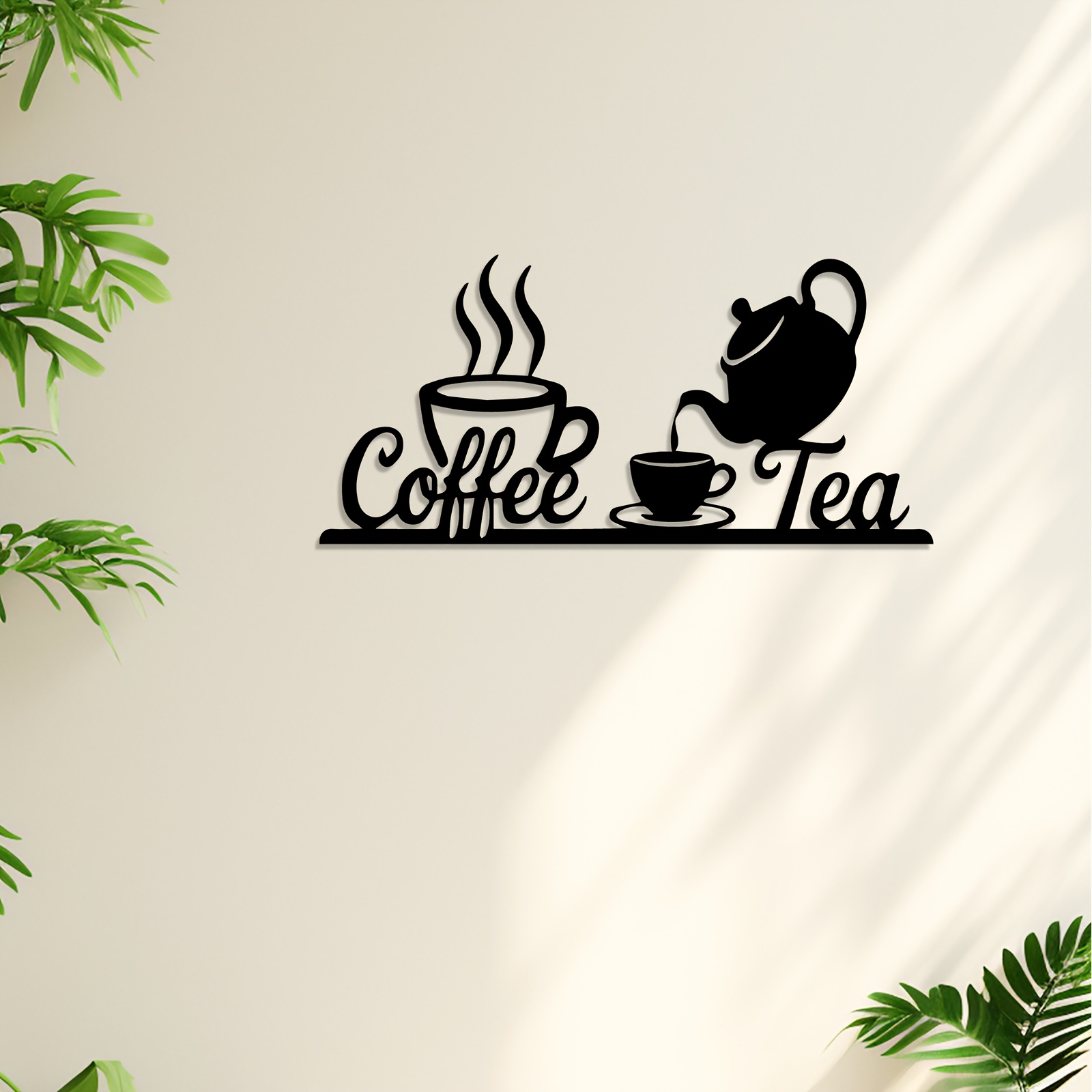 Papan Hias Dinding Logam Rusti - Coffee Tea Press ulasan dan harga