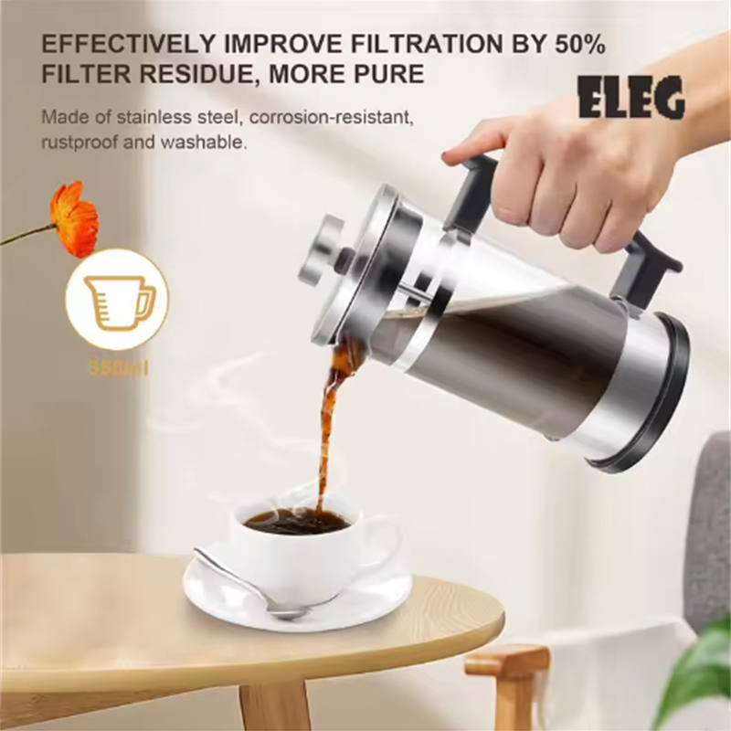 Panci Kopi French Press dengan - Coffee Tea Press ulasan dan harga